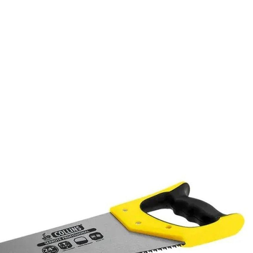 Serrote Profissional 422436 Tripla Afiação Lâmina Aço Temperado Polido 450mm Collins - imagem 3