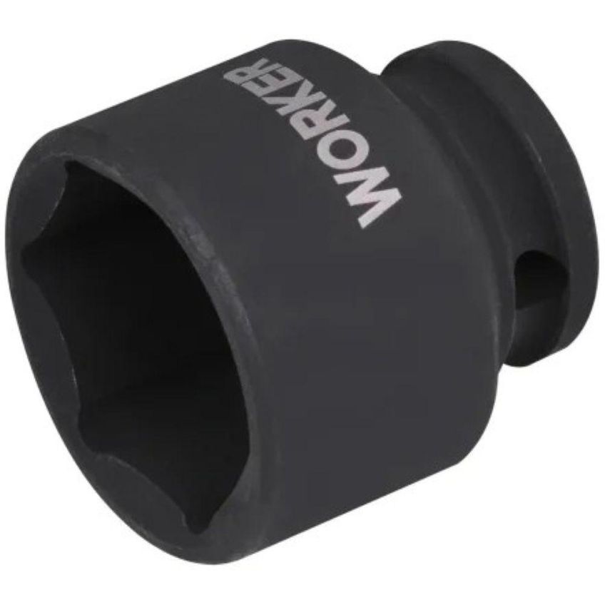 Soquete Sextavado De Impacto 32mm Encaixe 1/2 Aço Cromo Molibdênio Worker - imagem 4