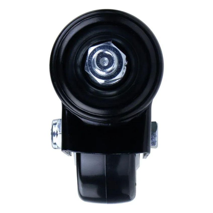 Rodízio Poliuretano 50mm Parafuso 50kg Preto Worker Roda 2 Polegadas - imagem 3