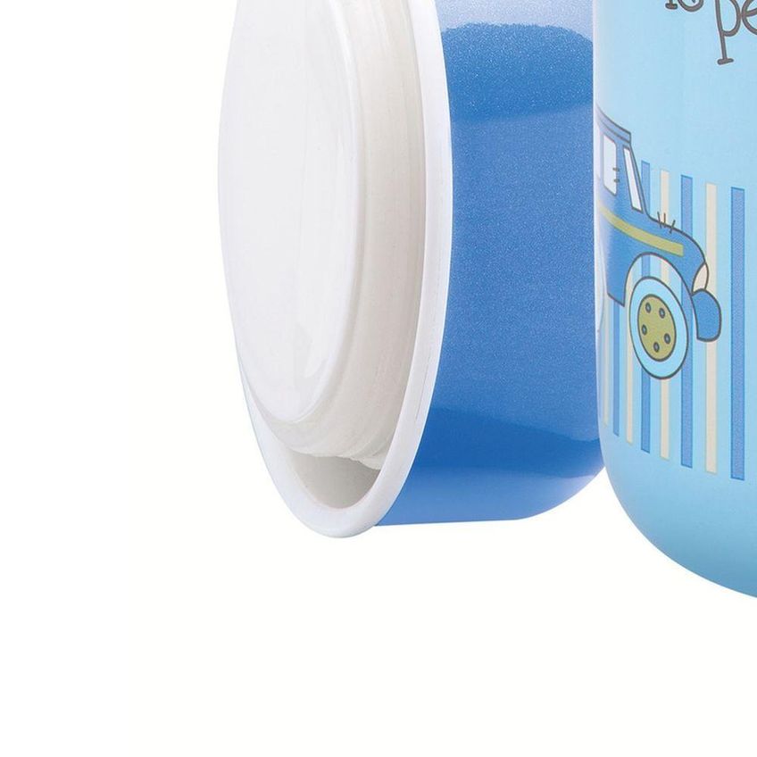 Pote Térmico Infantil Le Petit Conservação De Lanches 400ml Azul Tramontina - imagem 4