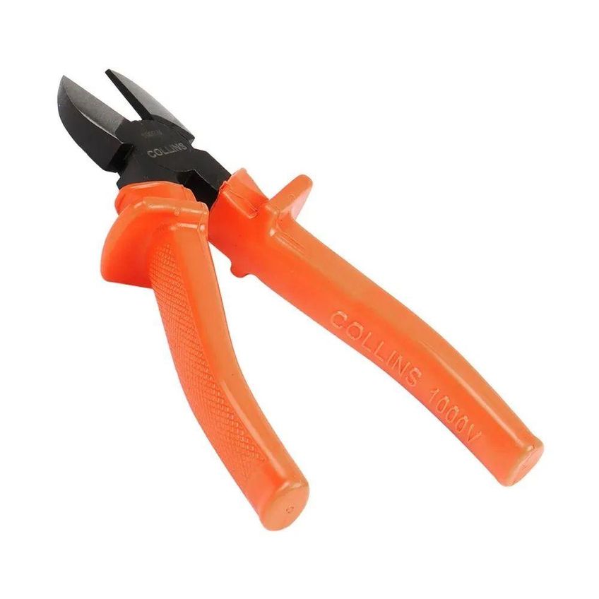 Alicate De Corte Diagonal 6'' 1000v Aço Cromo Vanádio Cabo Borracha Collins - imagem 3