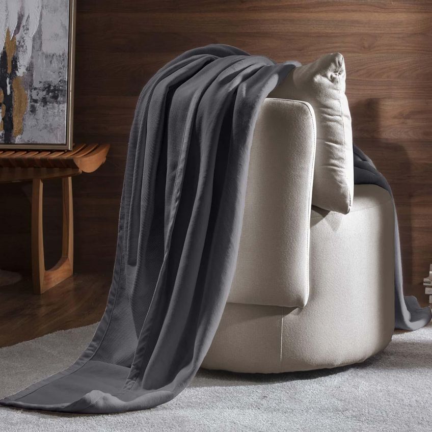 Cobertor Queen Blanket Montelis - Kacyumara Chumbo/5637 - imagem 3