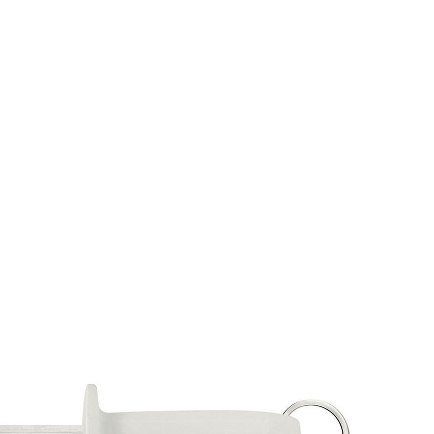 Chaira Estriada Profissional Master Aço Carbono Haste 25cm Cabo Polipropileno Branco Tramontina - imagem 4