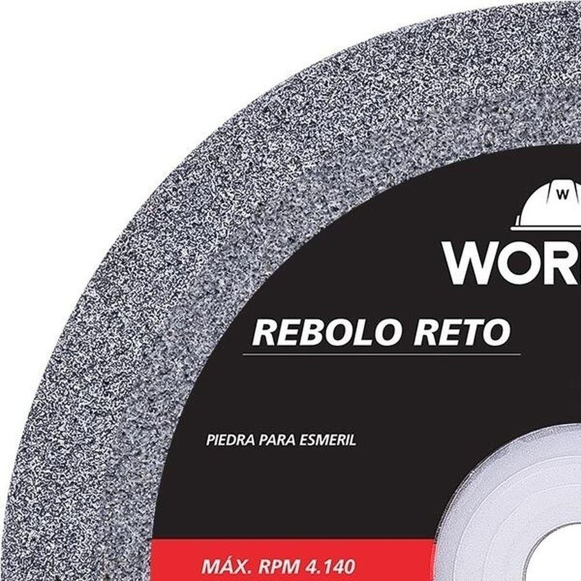 Rebolo Reto 5" X 5-8" X 1.1-4" Médio Uso Geral Desbaste E Acabamento Worker - imagem 4