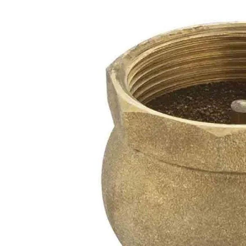 Válvula De Sucção De Fundo De Poço 3/4 Polegada Com Crivo Latão Worker - imagem 2