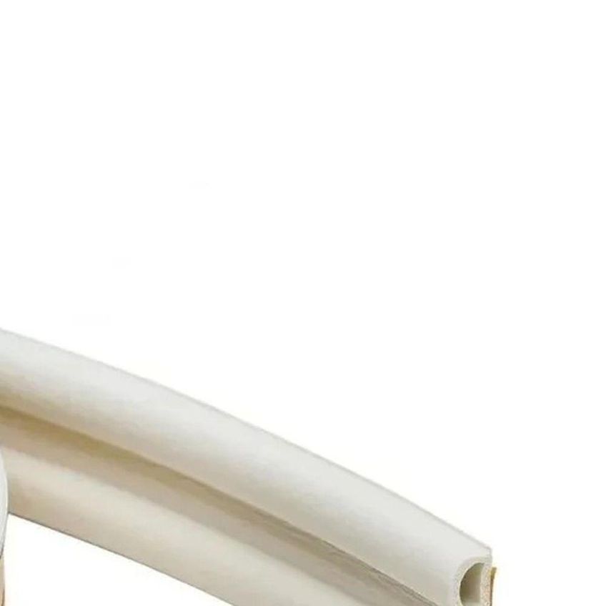Veda Fresta Adesivo Perfil P 9x5,5mm 6m Vedacao Contra Poeira Umidade Insetos Branco Kala - imagem 4