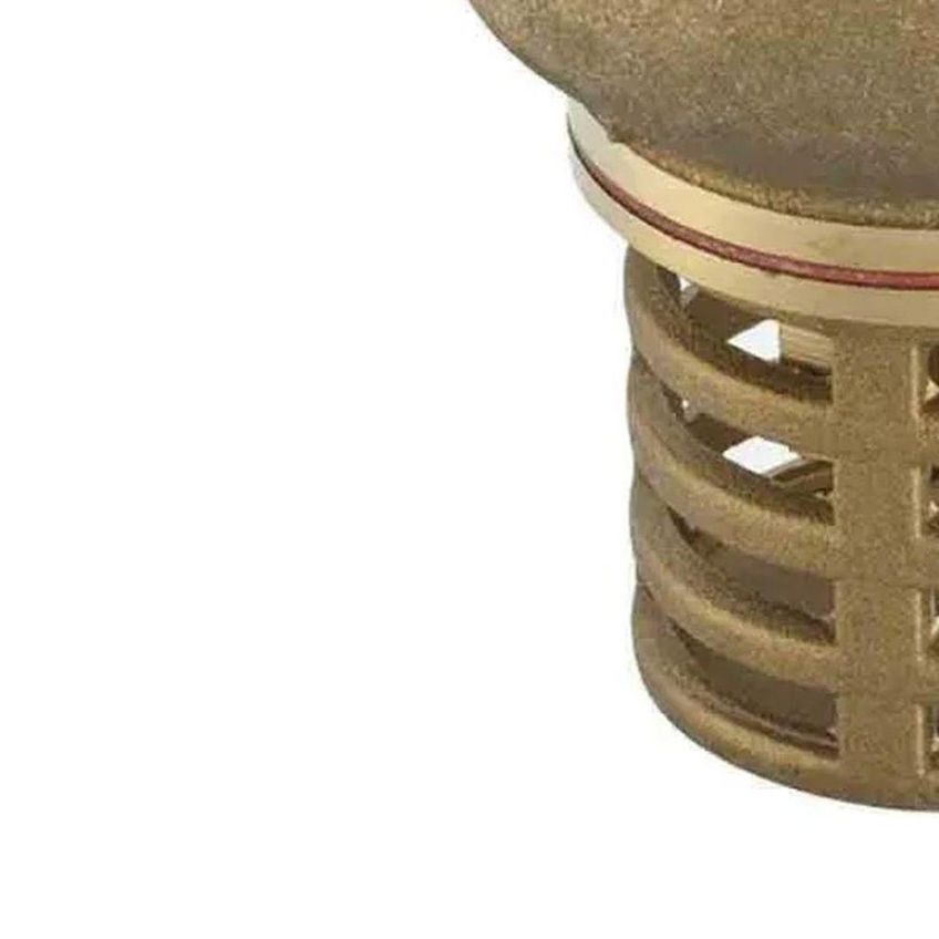 Válvula De Sucção De Fundo De Poço 3/4 Polegada Com Crivo Latão Worker - imagem 5