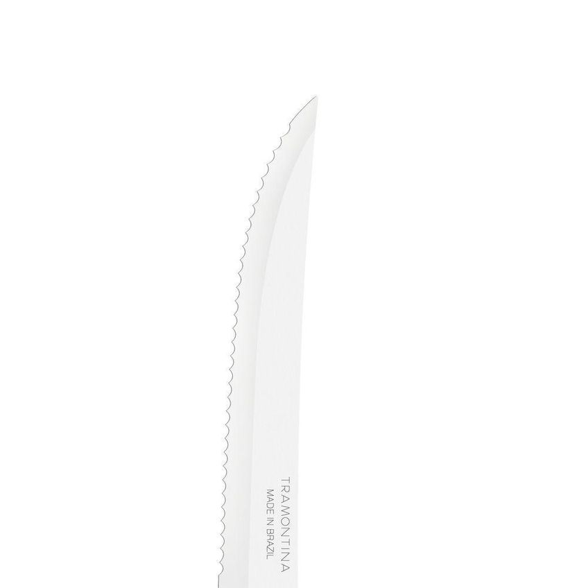 Conjunto De Facas Para Churrasco Dynamic Lâminas Aço Inox Cabos Madeira 6 Peças Tramontina - imagem 4