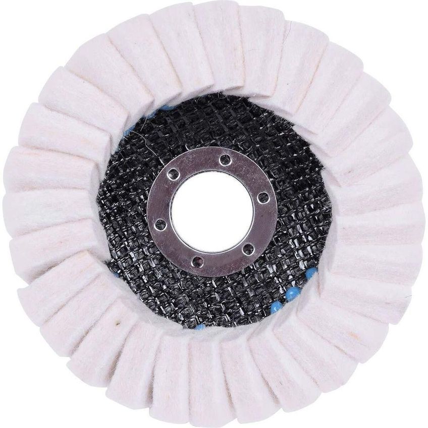 Disco Flap Feltro Polimento 4.1/2 Pol Inox Alta Performance 13300 Rpm Worker - imagem 3