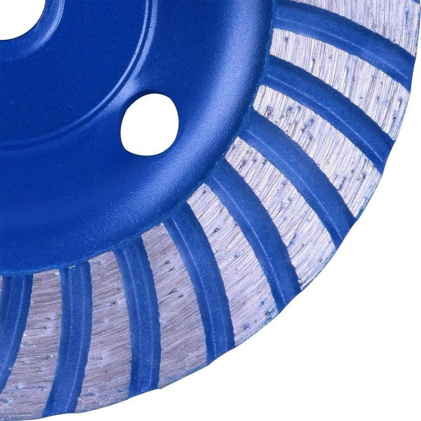 Rebolo Diamantado Turbo 115mm M14 Para Desbaste E Acabamento Em Concreto Kala - imagem 4
