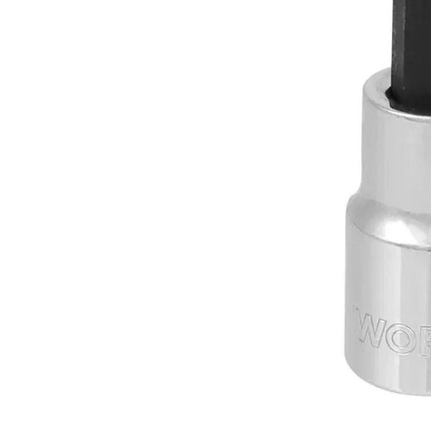 Chave Soquete Longa 10mm Encaixe 1/2 Pol 12,7mm Hexagonal Aço Cromo Vanádio Worker - imagem 3