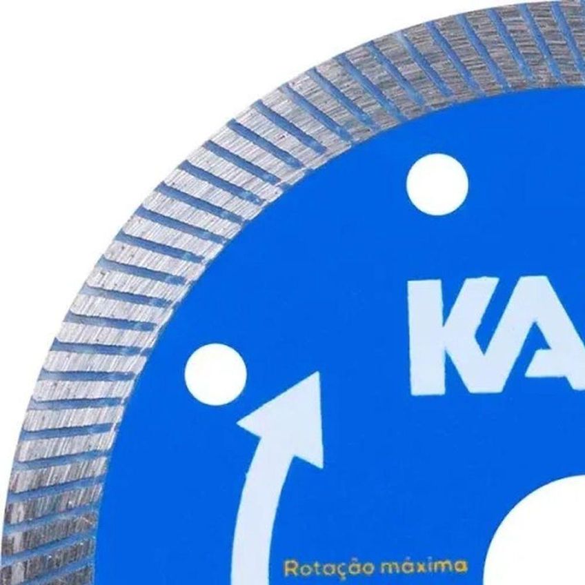 Disco Diamantado Para Porcelanato 110x20mm Seco E Refrigerado Com Agua Kala 496189 - imagem 3
