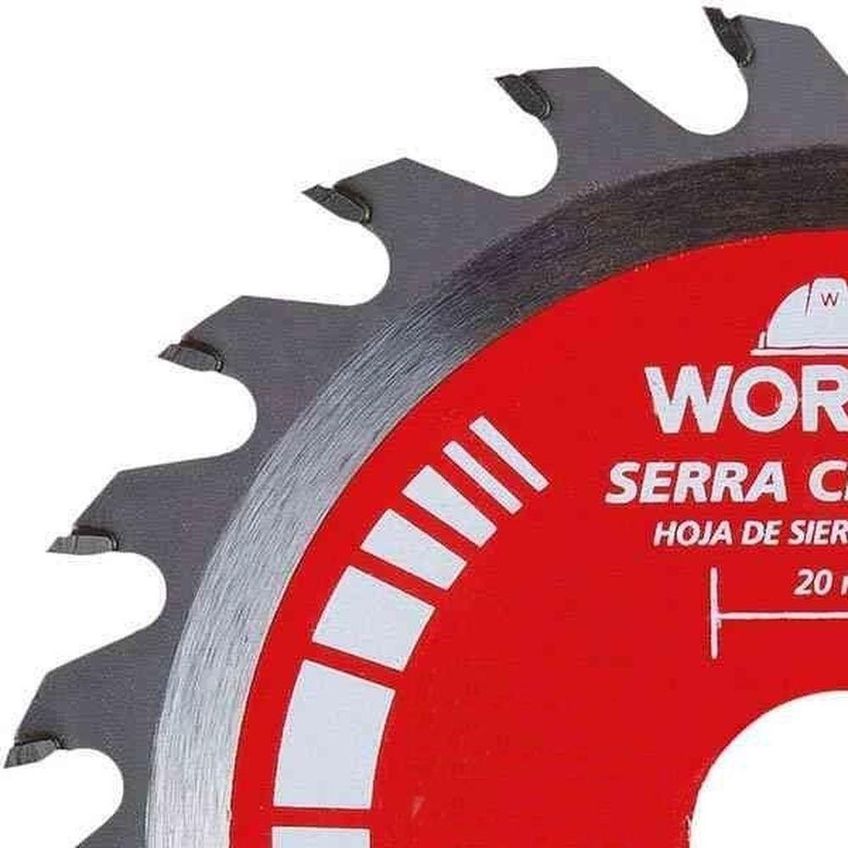 Serra Circular Para Madeira 403466 Widea 7.1-4 20 Dentes 185mm 20mm Worker - imagem 4