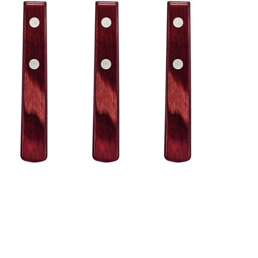 Conjunto De Colheres Para Chá Polywood 6 Peças Aço Inox Madeira Vermelho Tramontina - imagem 3