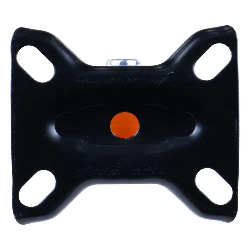 Rodízio Fixo Poliuretano 50mm 50kg Mobilidade Resistência Laranja Worker - imagem 4