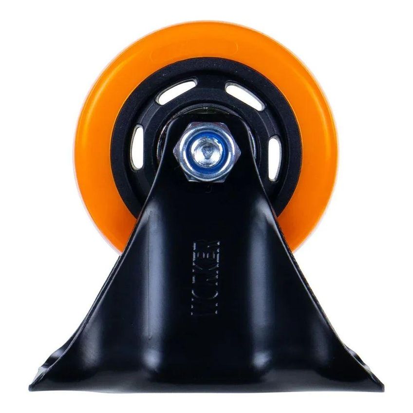 Rodízio Fixo Poliuretano 50mm 50kg Mobilidade Resistência Laranja Worker - imagem 5