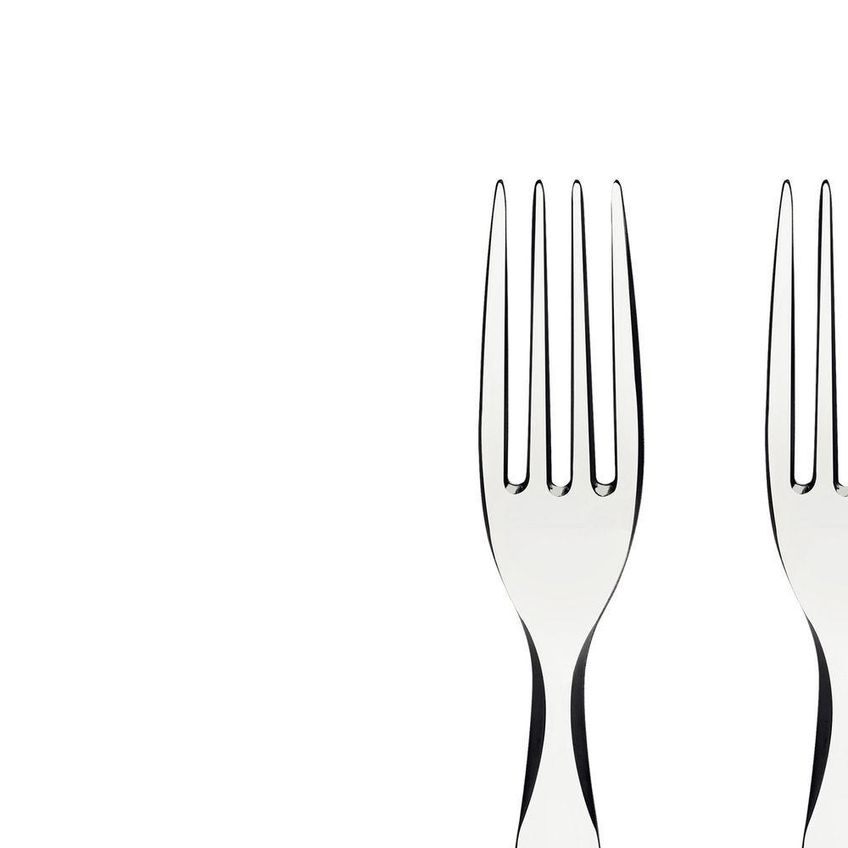 Conjunto De Garfos De Mesa Dynamic 3 Peças Aço Inox Madeira Tramontina - imagem 4