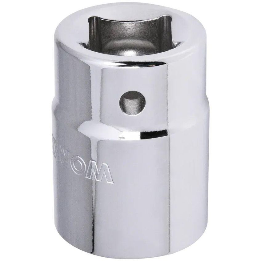 Soquete Sextavado 27mm Encaixe 3/4 Aço Especial Cromado Uso Profissional Worker - imagem 3
