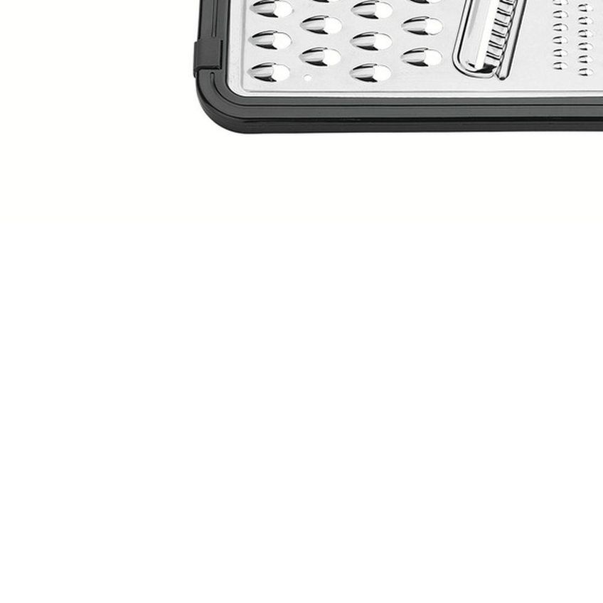 Ralador Universal Utilità 3 Tipos De Corte Aço Inox Cabo Abs Suportes Borracha Antiderrapante Preto - imagem 4