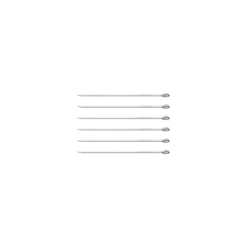 Conjunto De Espetinhos Para Churrasco Aço Inox Alta Resistência Tramontina 20cm 6 Peças - imagem 3