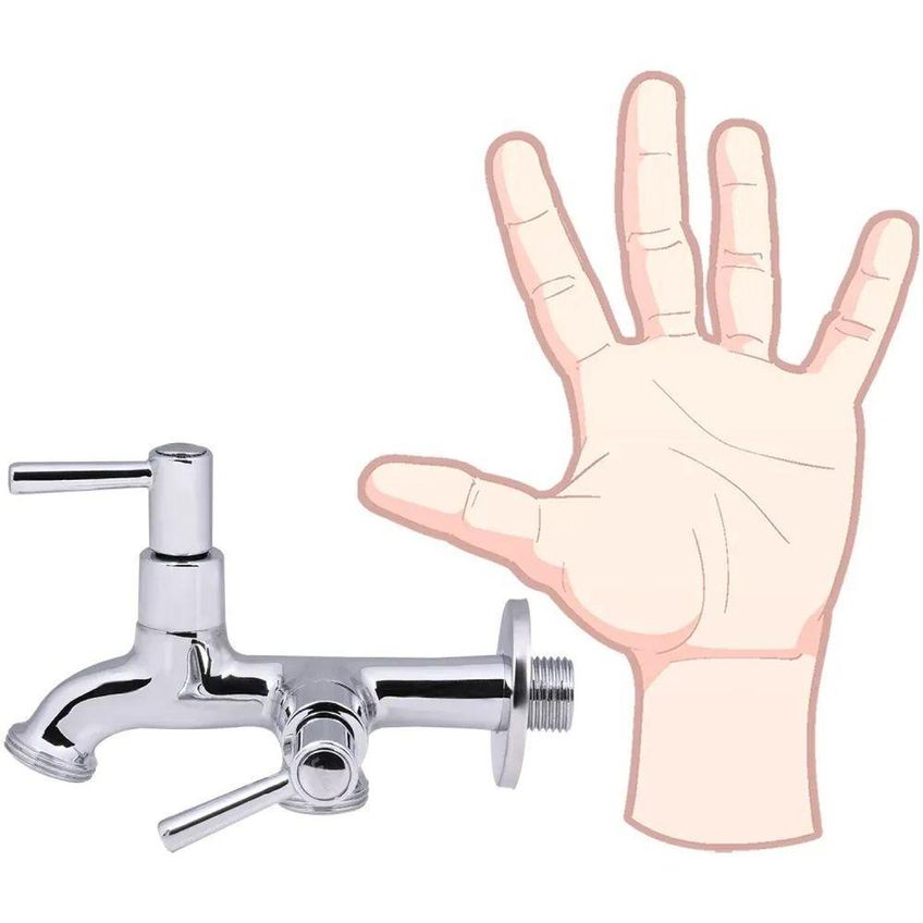 Torneira Para Máquina De Lavar C60 Liege Saída Dupla Metal Liege Cosmetics - imagem 5