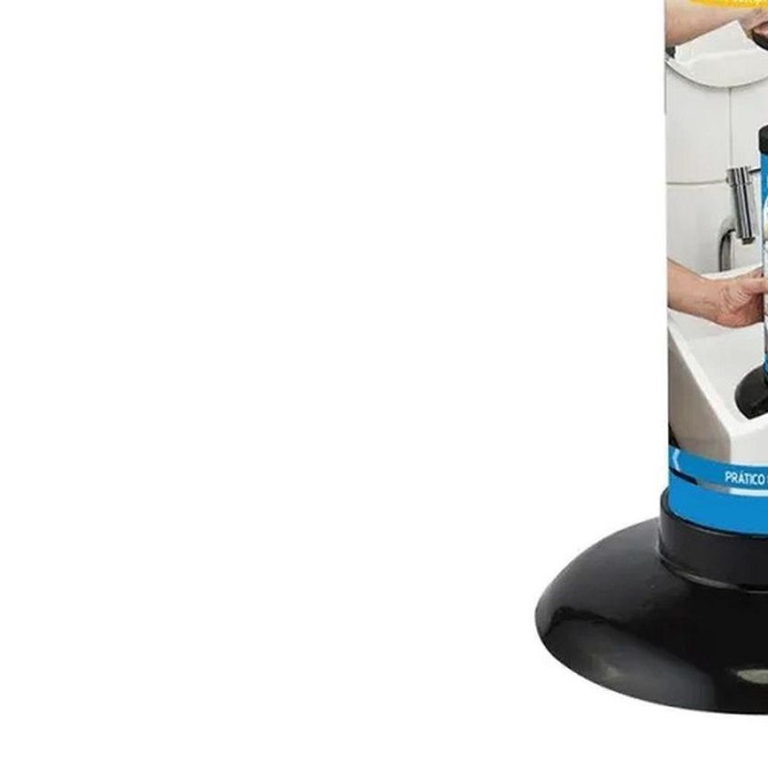 Desentupidor Manual Tipo Bomba 914231 Para Vasos Pias E Ralos Pvc Polietileno Aco Inox Kala - imagem 3
