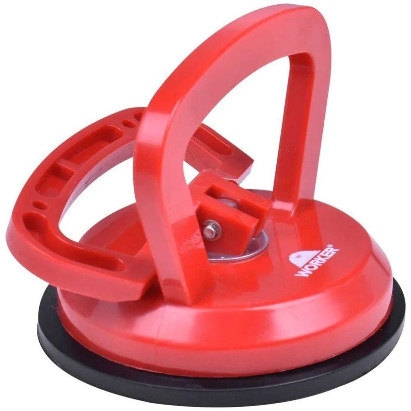 Ventosa Simples Para Vidros E Chapas Capacidade 25kg Abs Trava De Segurança Worker - imagem 3