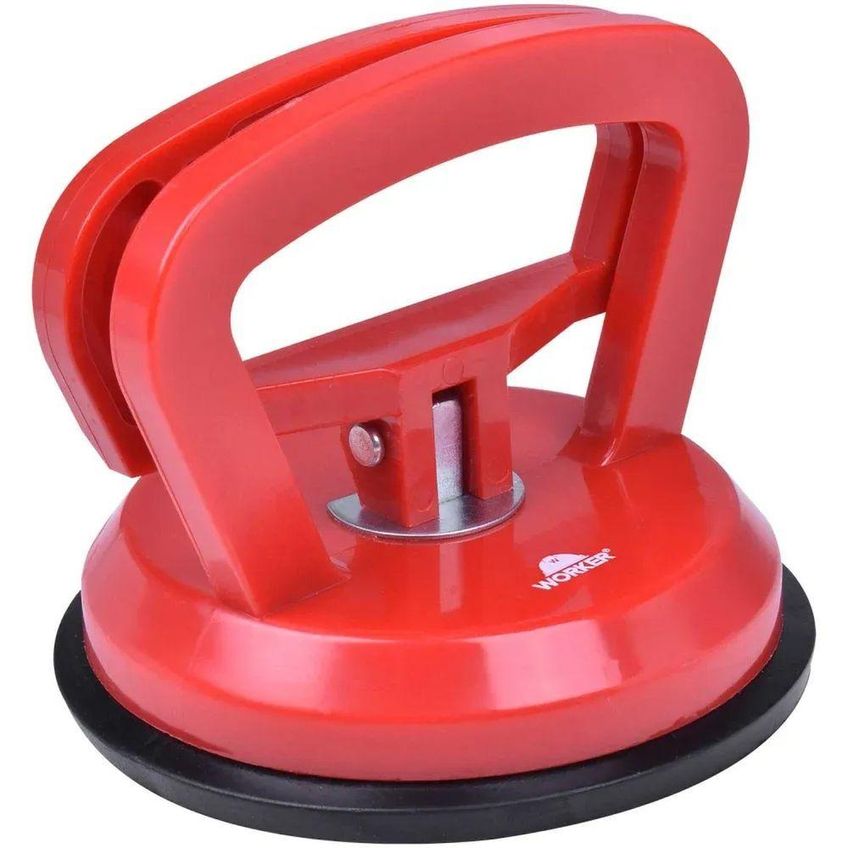Ventosa Simples Para Vidros E Chapas Capacidade 25kg Abs Trava De Segurança Worker - imagem 4