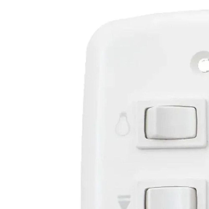 Chave Para Ventilador Liege Cosmetics 3v Tecla Teto Ou Parede 1,5uf 2,5uf 220v Branco - imagem 5