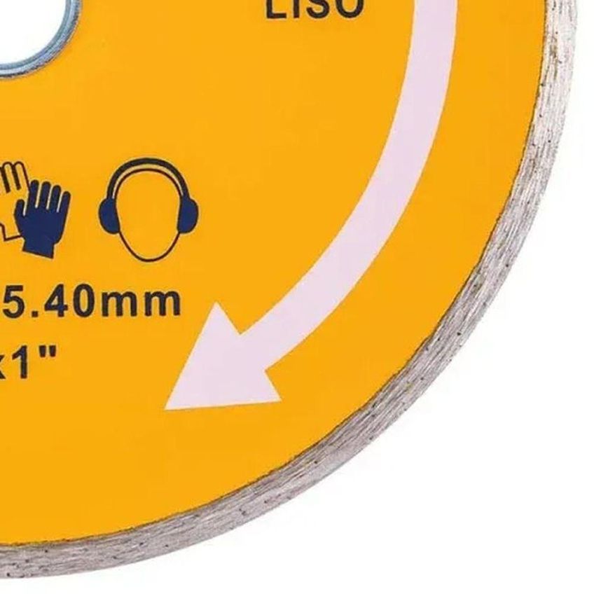 Disco Diamantado Liso Para Corte 180mm X 25,4mm Alta Precisao Kala - imagem 2