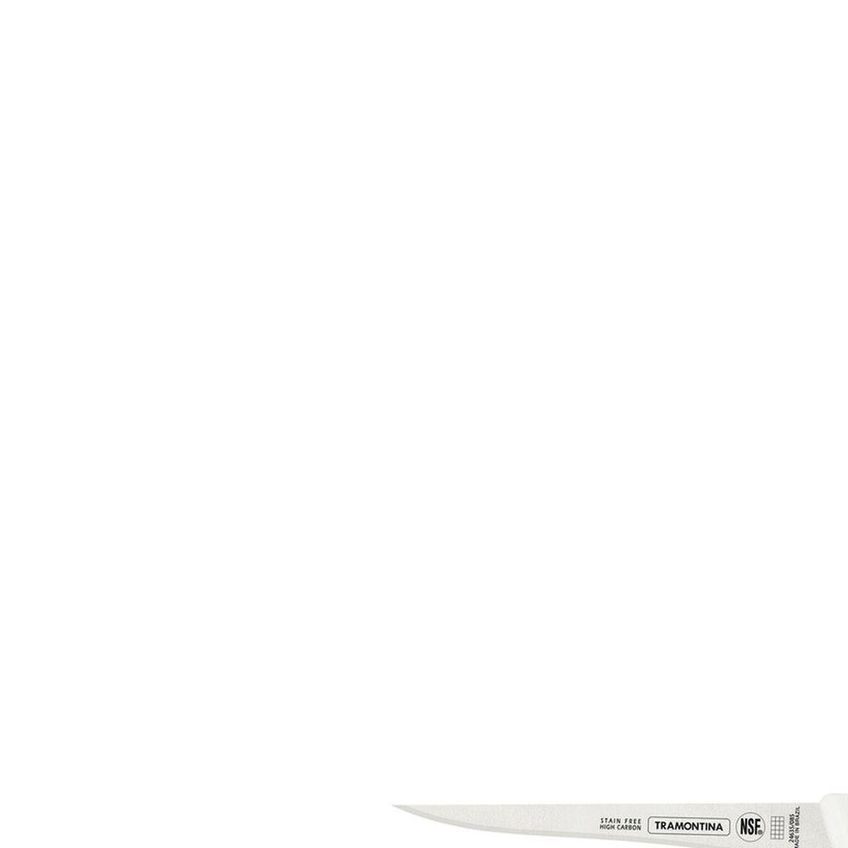 Faca Para Desossar Profissional Master Aço Inox Cabo Polipropileno Branco Tramontina - imagem 4