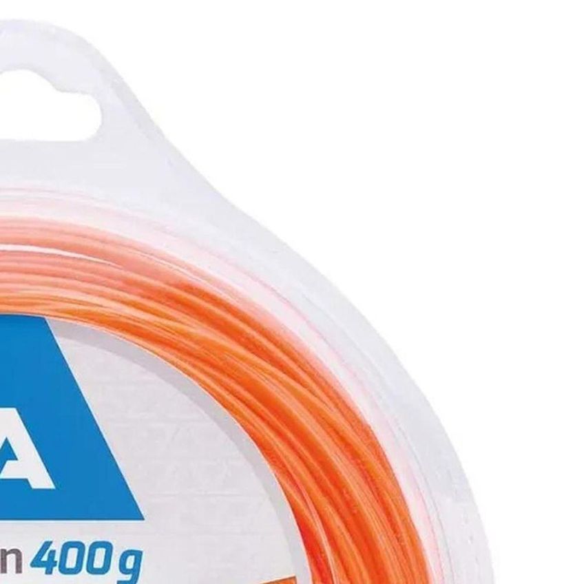 Fio De Nylon Para Corte De Grama Redondo 2,0mm 112m 400g Worker - imagem 4