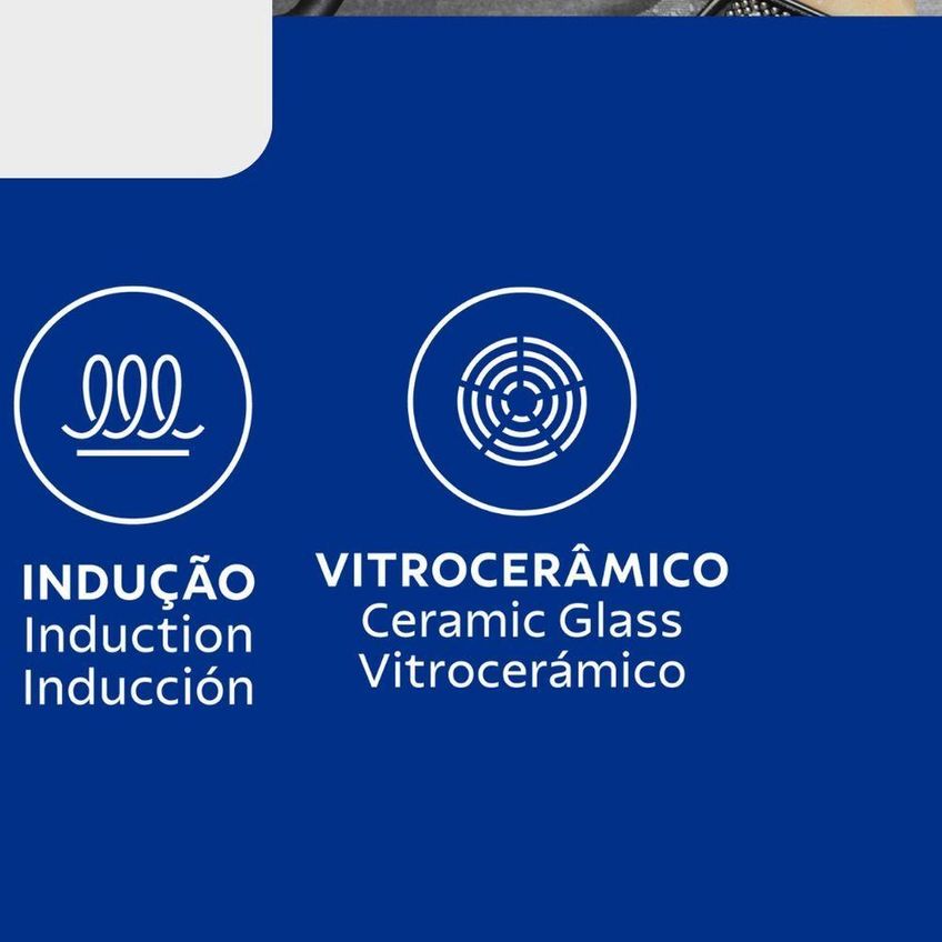 Caçarola Rasa Solar Aço Inox Silicone Fundo Triplo 2,9l Tramontina 20cm - imagem 3