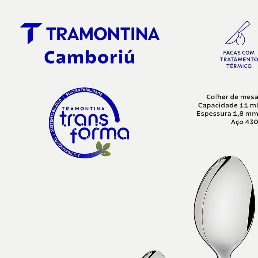 Faqueiro Camboriú 24 Peças Aço Inox Para Churrasco Tramontina - imagem 4