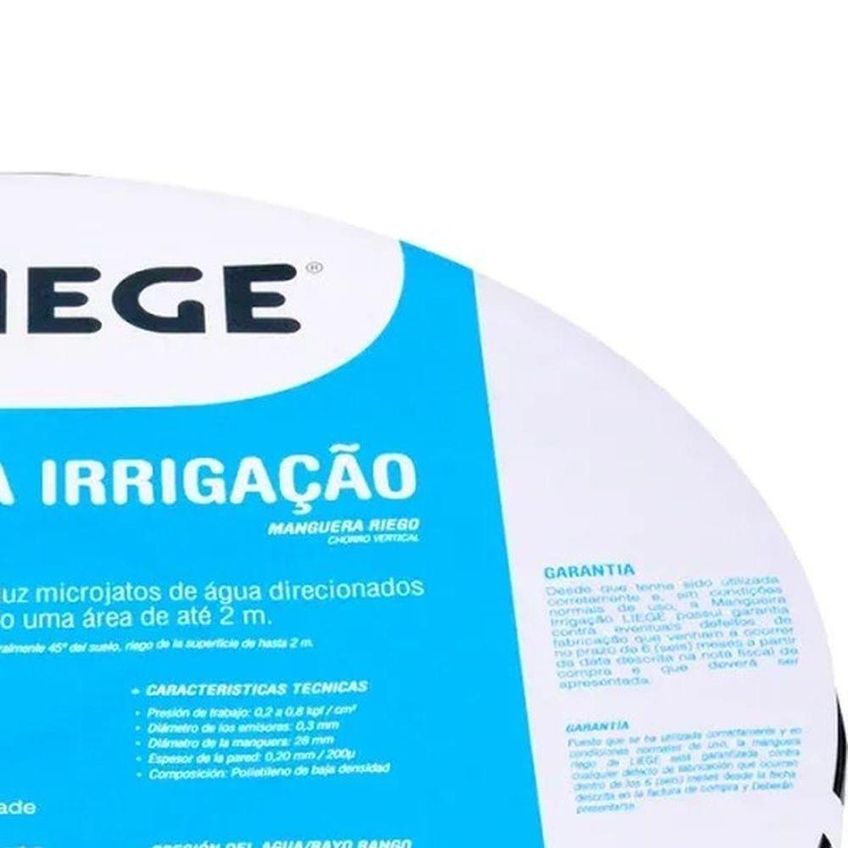 Mangueira De Irrigacao 874825 Jato Lateral 100m Perfuracoes A Laser Para Hortas E Canteiros Liege - imagem 4