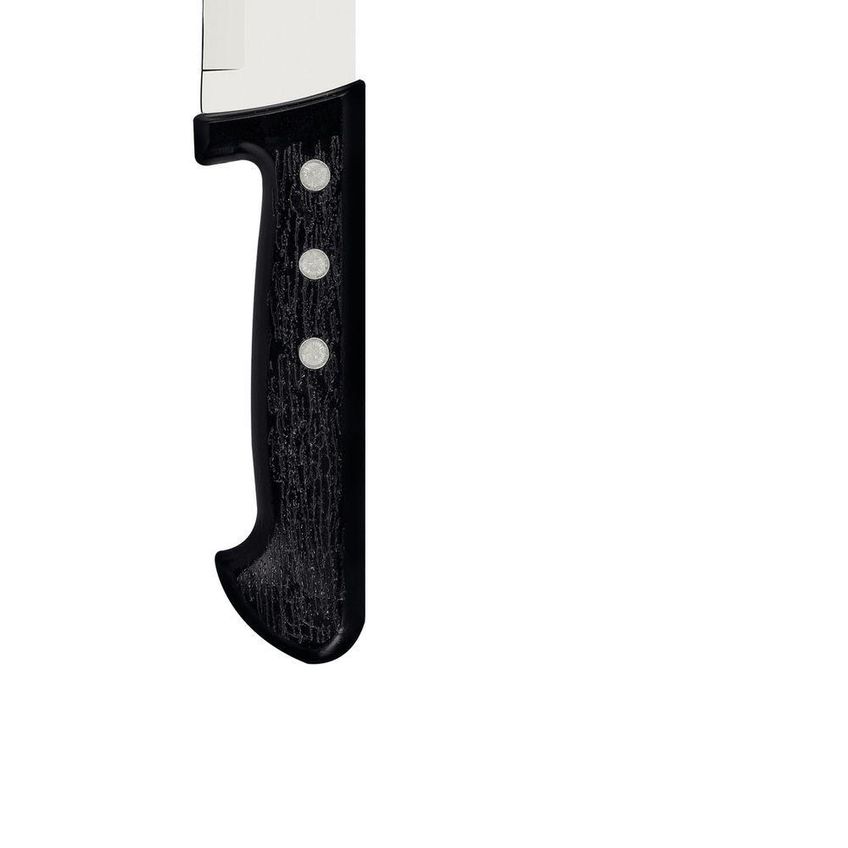 Faca De Cozinha Plenus Aço Inox Lâmina Tratamento Térmico Cabo Polipropileno Preto Tramontina - imagem 3