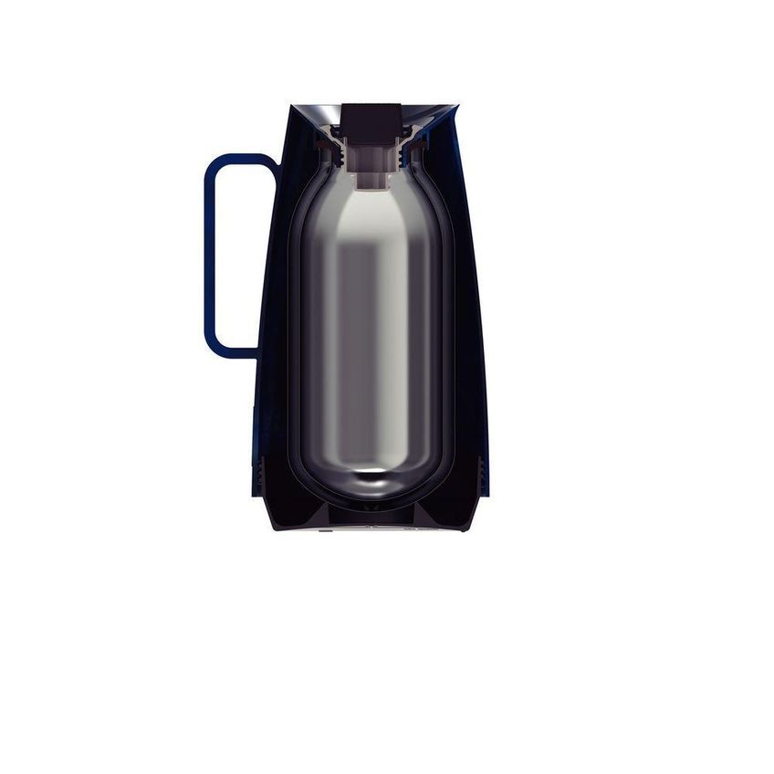 Bule Térmico Exata Com Ampola Interna De Vidro Plástico Marmorizado Azul 500ml Tramontina - imagem 3