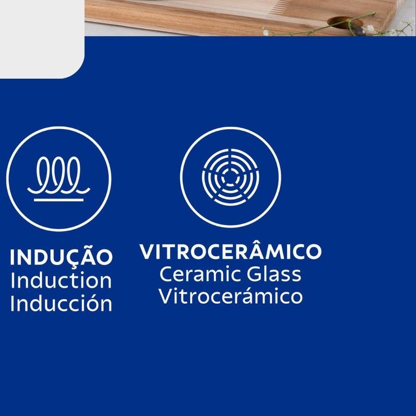 Caldeirão Astro Silicone Aço Inox 11,4l Tampa De Vidro Tramontina - imagem 4