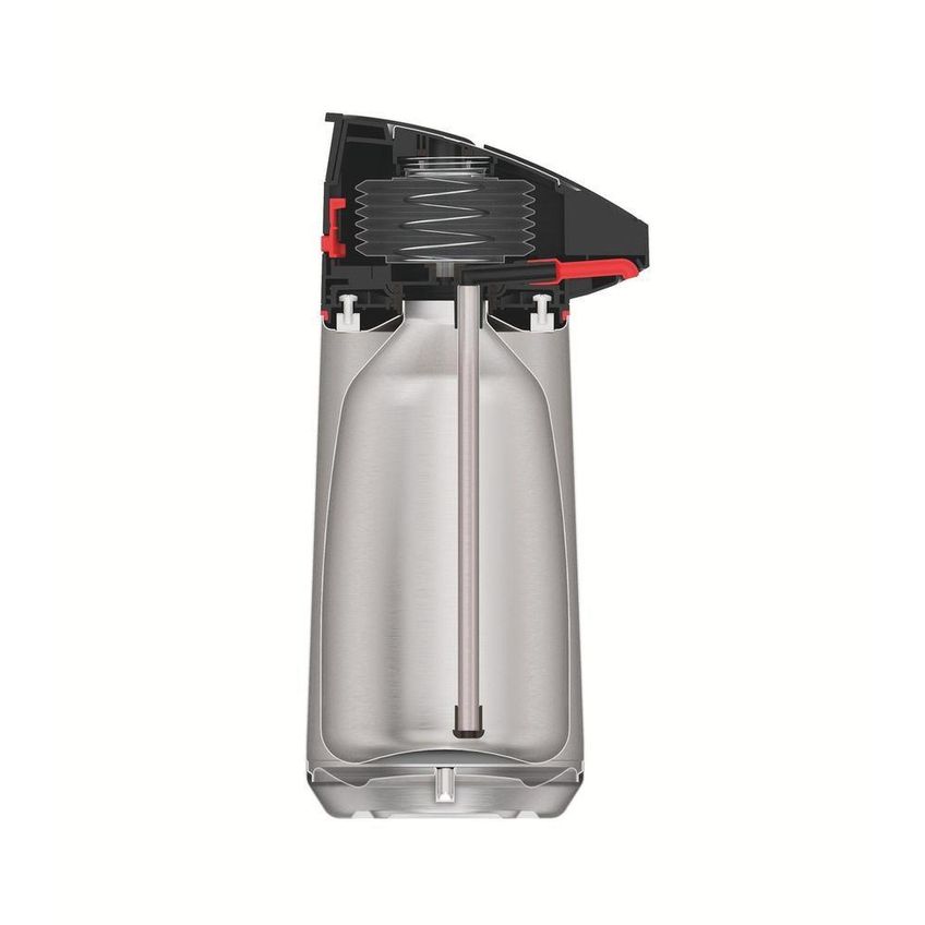 Garrafa Térmica Exata De Aço Inox Ampola Texturizada Alça Ergonômica 2L - imagem 3
