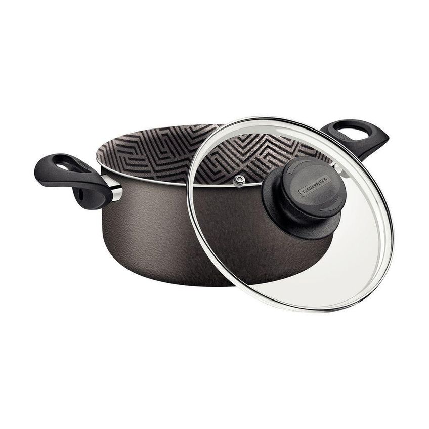 Caçarola Paris Alumínio Com Revestimento Antiaderente Starflon Max 4,9l 24cm Tramontina - imagem 3