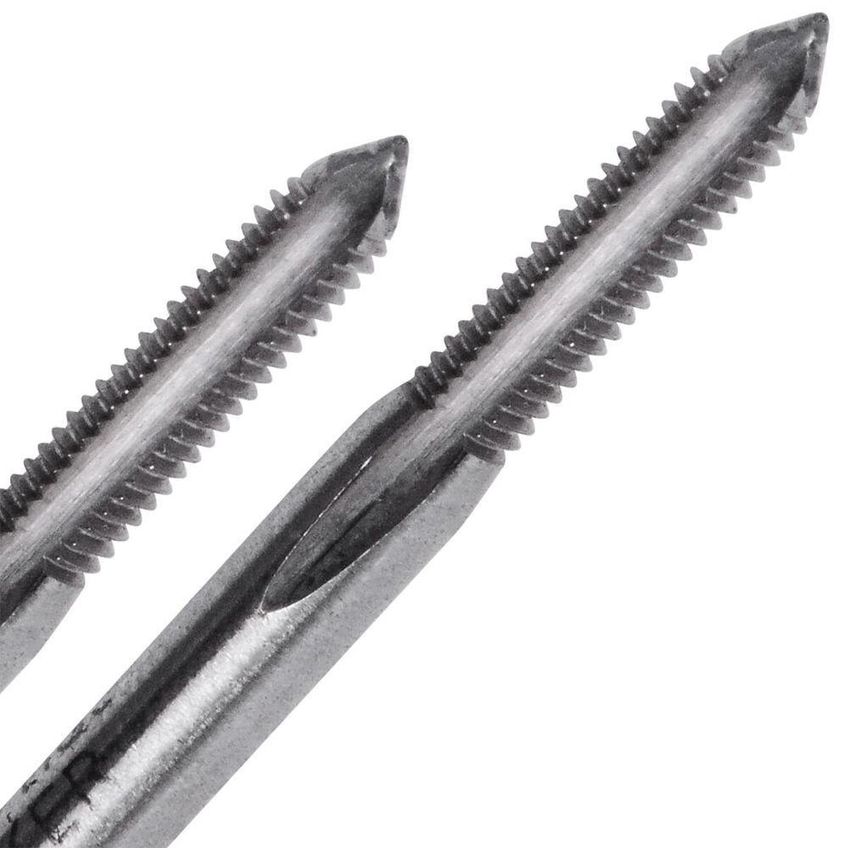 Jogo De Macho Manual M3 X 0,5mm 2 Peças Para Roscas Internas Métricas Grossas Worker - imagem 3