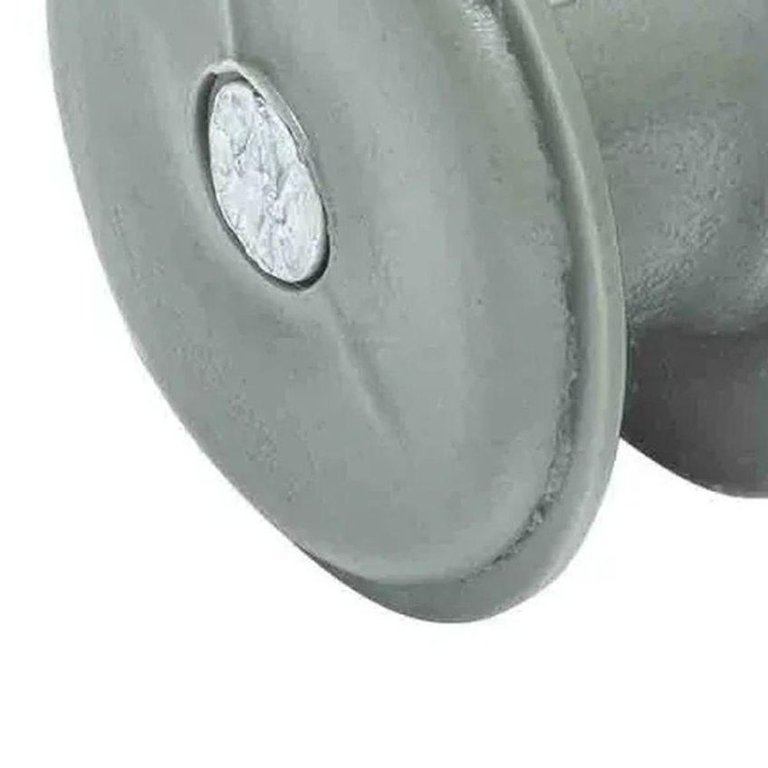 Isolador Tipo Roldana Para Instalações Elétricas 24x24 Com Prego 500 Peças Liege - imagem 4