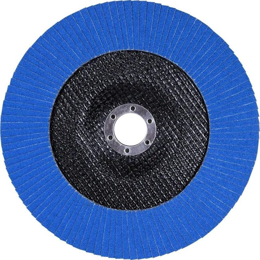 Disco Flap Curvo 7 Pol 199361 Desbaste Limpeza Acabamento Grão 40 Worker - imagem 4
