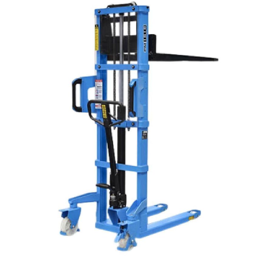Empilhadeira Manual PM 1516 Capacidade de Carga 1500kg Elevação Máxima 1600mm Sistema Hidráulico - imagem 3
