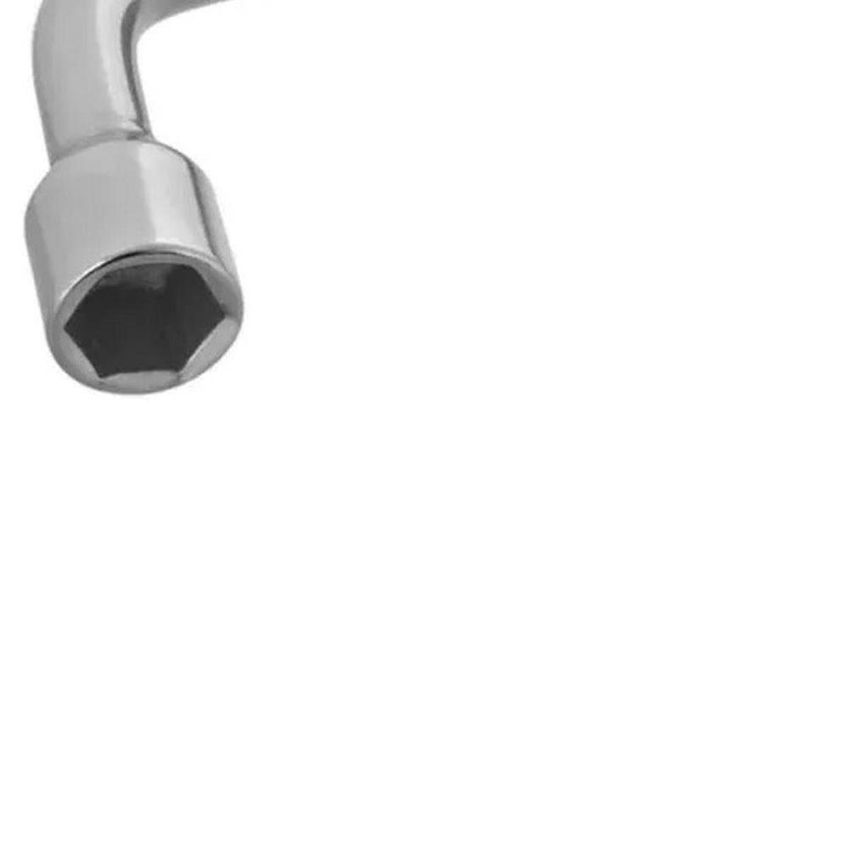Chave De Roda Tipo L 19mm Automotiva 144339 Aço Carbono Especial Cromado Worker - imagem 3