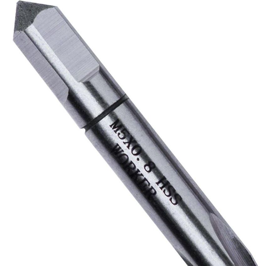 Jogo De Macho Manual Para Rosca Métrica M5x0.8mm Conjunto Com 2 Peças Worker - imagem 5