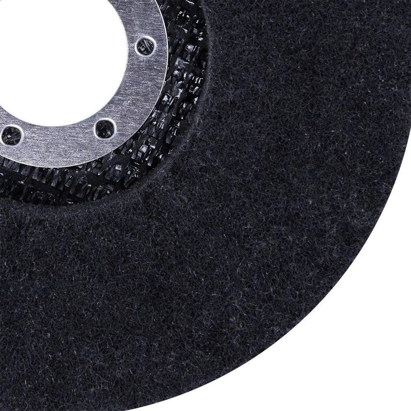 Disco Flap Para Polimento De Inox G180 Acabamento Fino Inox Worker 114,3mm - imagem 3