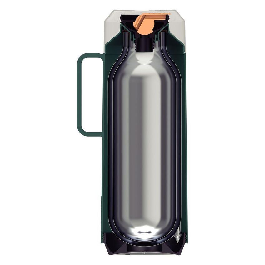 Garrafa Térmica Exata Conservação De Bebidas Polipropileno Ampola De Vidro Verde Tramontina 1L - imagem 4