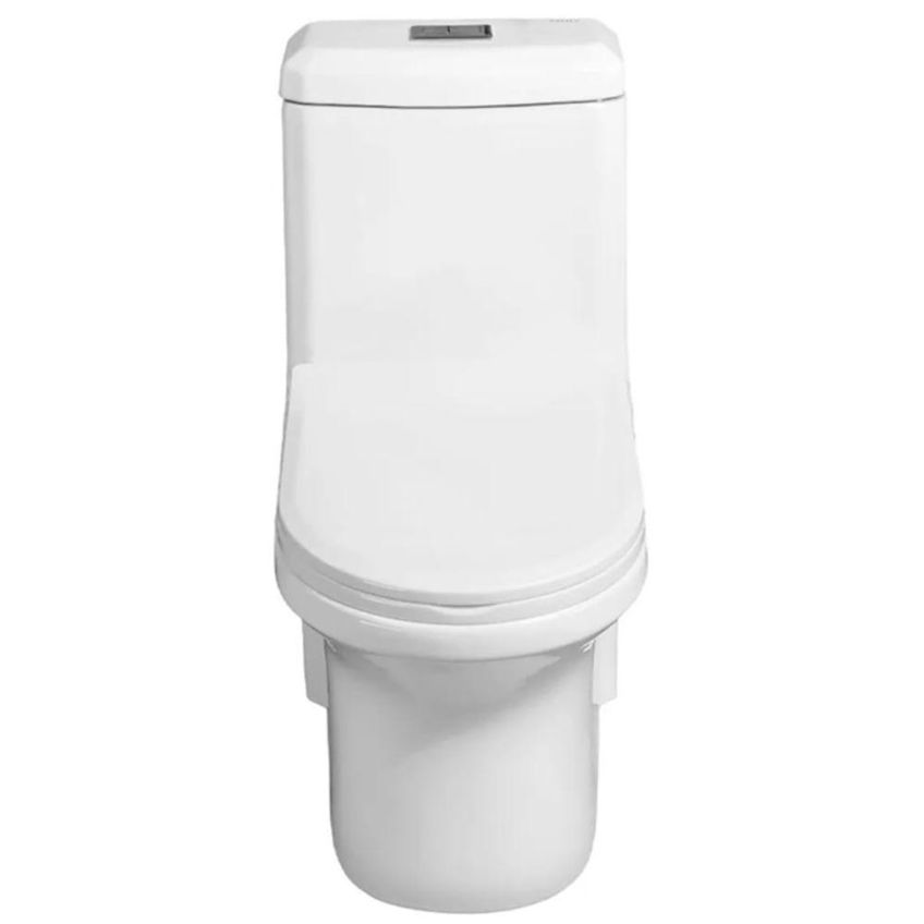 Vaso Sanitário Monobloco Cianita Pb2220 Redondo De Piso Dual Flush Branco Pettra - imagem 3
