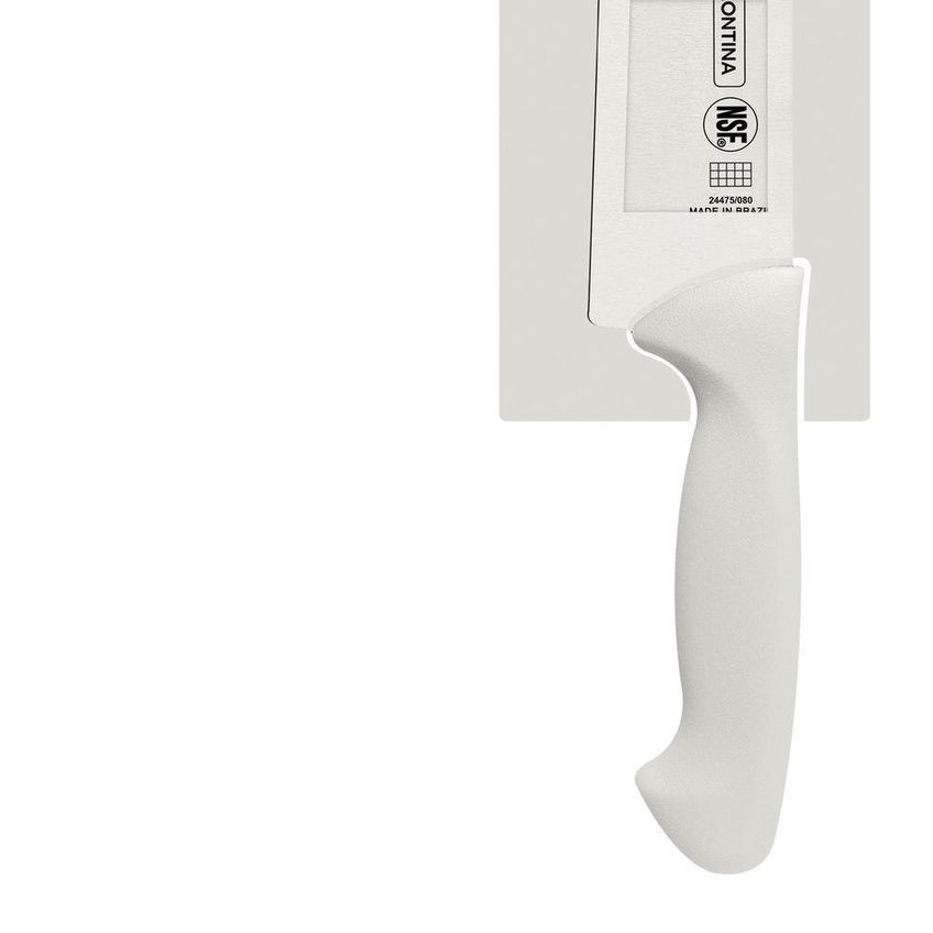Faca Para Carne Premium Corte Preciso Aço Inox Cabo Polipropileno Branco Tramontina 25cm - imagem 3